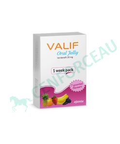 Valif Oral Jelly 20mg sachets – fast-acting ED treatment with Vardenafil