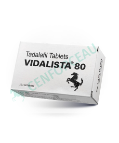 Tadalafil 80mg Vidalista for erectile dysfunction treatment