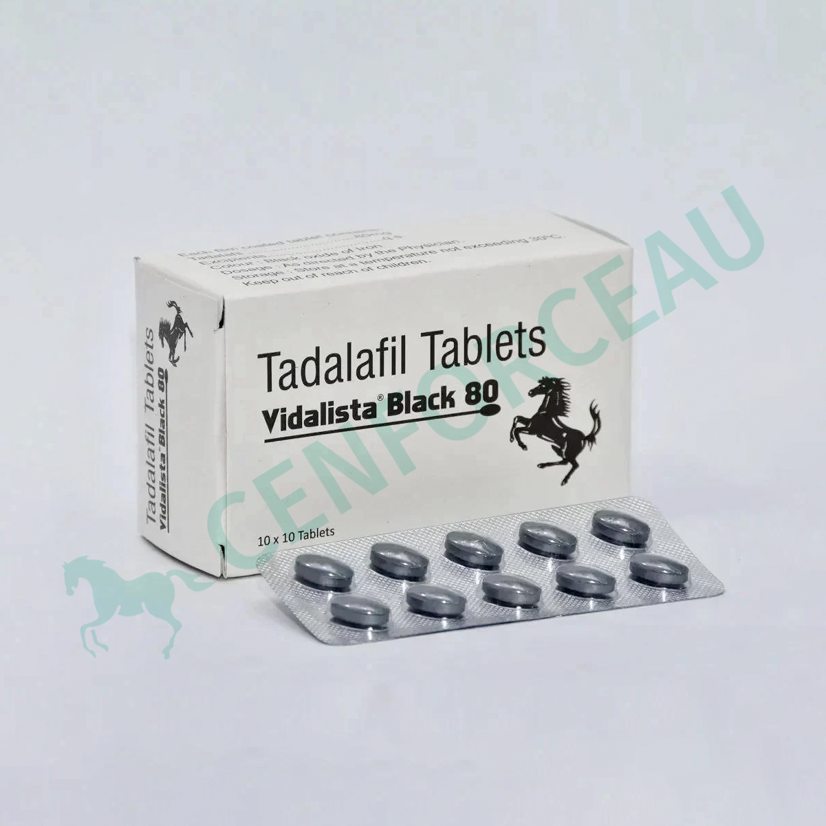 Vidalista 80 Black Tadalafil 80mg blister pack
