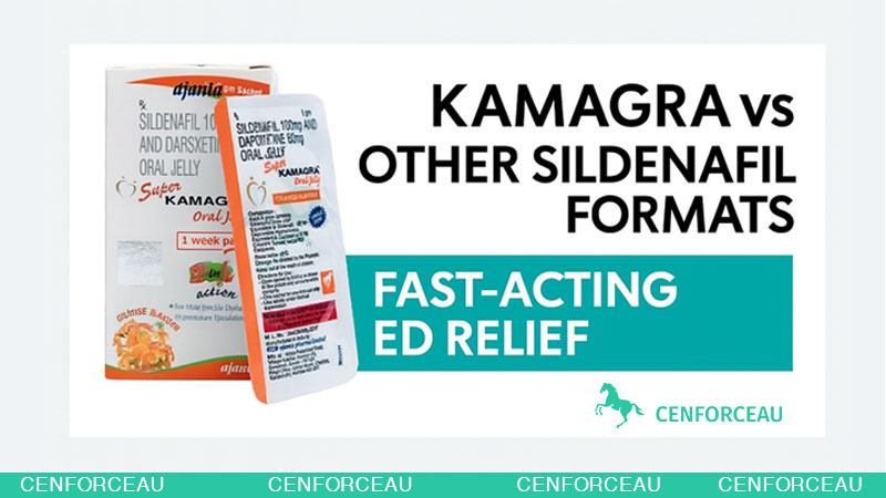 Comparing Kamaga Oral Jelly with other Sildenafil