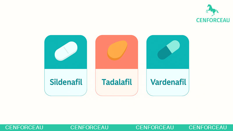 Comparison between Sildenafil, Tadalafil and Vardenafil